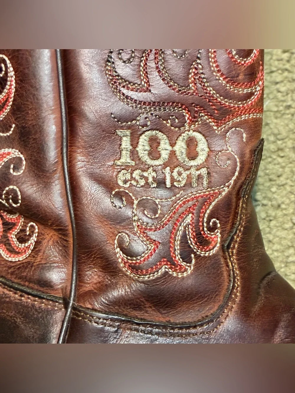 Tony Lama 100th Anniversary Centennial 1911-2011 Western Cowboy Boots Size 7B